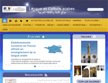 Tablet Screenshot of langue-arabe.fr